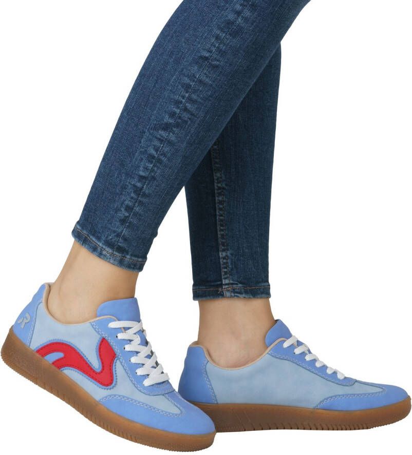 OTTO RIEKER Sport Plateausneakers vrijetijdsschoen lage schoen veterschoen in vegan uitvoering