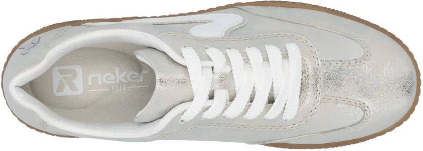 OTTO RIEKER Sport Plateausneakers vrijetijdsschoen lage schoen veterschoen in vegan uitvoering