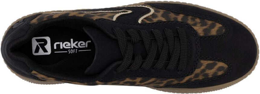 OTTO RIEKER Sport Plateausneakers vrijetijdsschoen lage schoen veterschoen in vegan uitvoering
