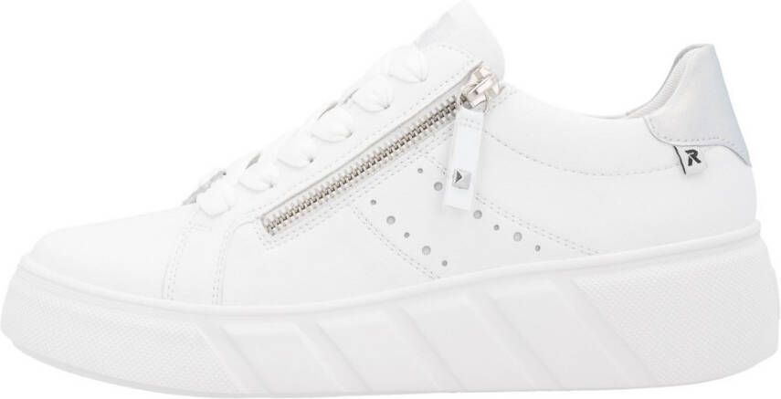 OTTO RIEKER Sport Plateausneakers vrijetijdsschoen lage schoen veterschoen met zijlijke perforatie