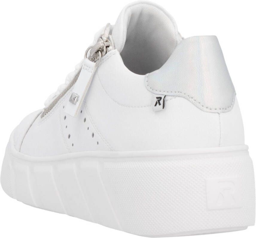 OTTO RIEKER Sport Plateausneakers vrijetijdsschoen lage schoen veterschoen met zijlijke perforatie