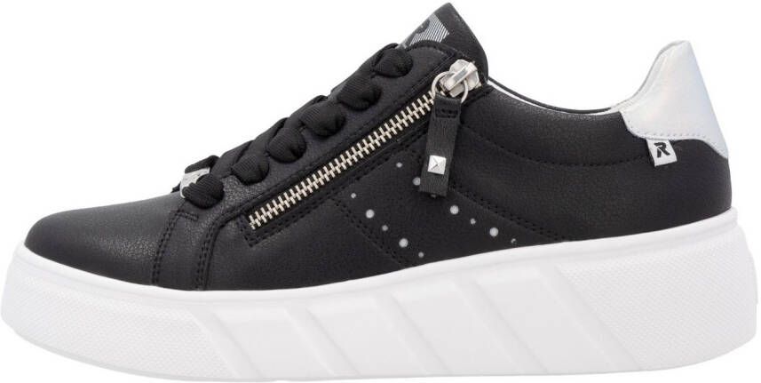 OTTO RIEKER Sport Plateausneakers vrijetijdsschoen lage schoen veterschoen met zijlijke perforatie