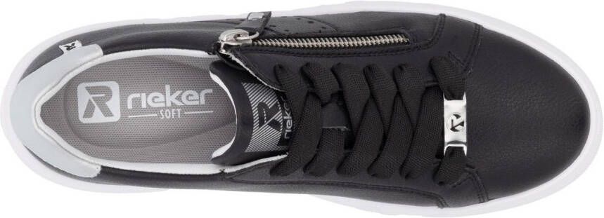 OTTO RIEKER Sport Plateausneakers vrijetijdsschoen lage schoen veterschoen met zijlijke perforatie