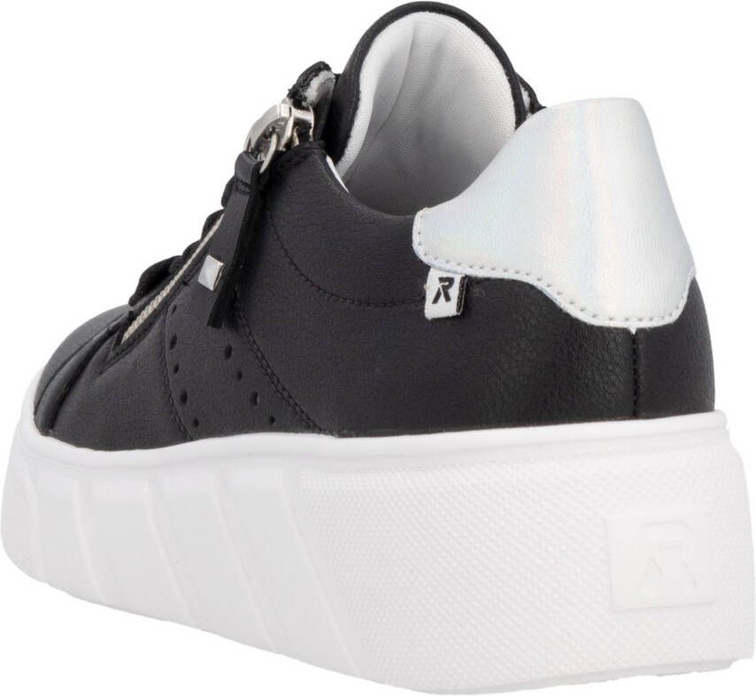 OTTO RIEKER Sport Plateausneakers vrijetijdsschoen lage schoen veterschoen met zijlijke perforatie