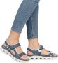 OTTO RIEKER Sport Sandalen Outdoorsandalen zomerschoen sandaal plateauhak met klittenbandsluitingen - Thumbnail 3
