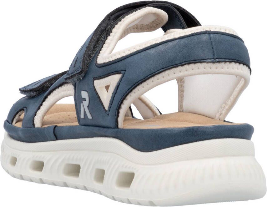 OTTO RIEKER Sport Sandalen Outdoorsandalen zomerschoen sandaal plateauhak met klittenbandsluitingen