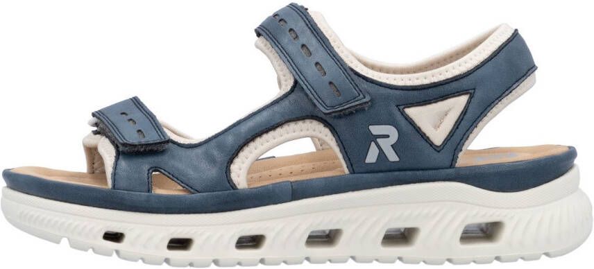 OTTO RIEKER Sport Sandalen Outdoorsandalen zomerschoen sandaal plateauhak met klittenbandsluitingen