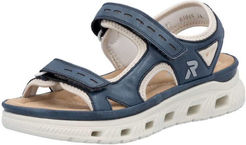 OTTO RIEKER Sport Sandalen Outdoorsandalen zomerschoen sandaal plateauhak met klittenbandsluitingen