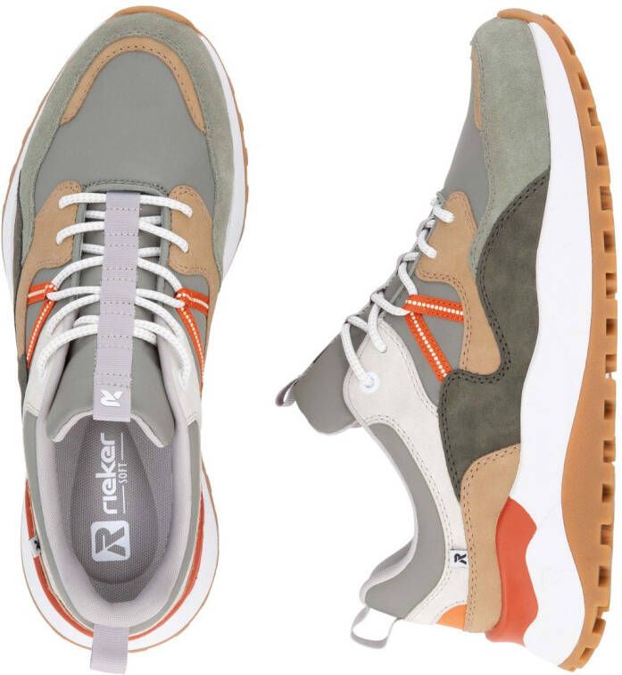 OTTO RIEKER Sport Slip-on sneakers Castello lage schoen vrijetijdsschoen slip-in met uitneembare zachte inlegzool