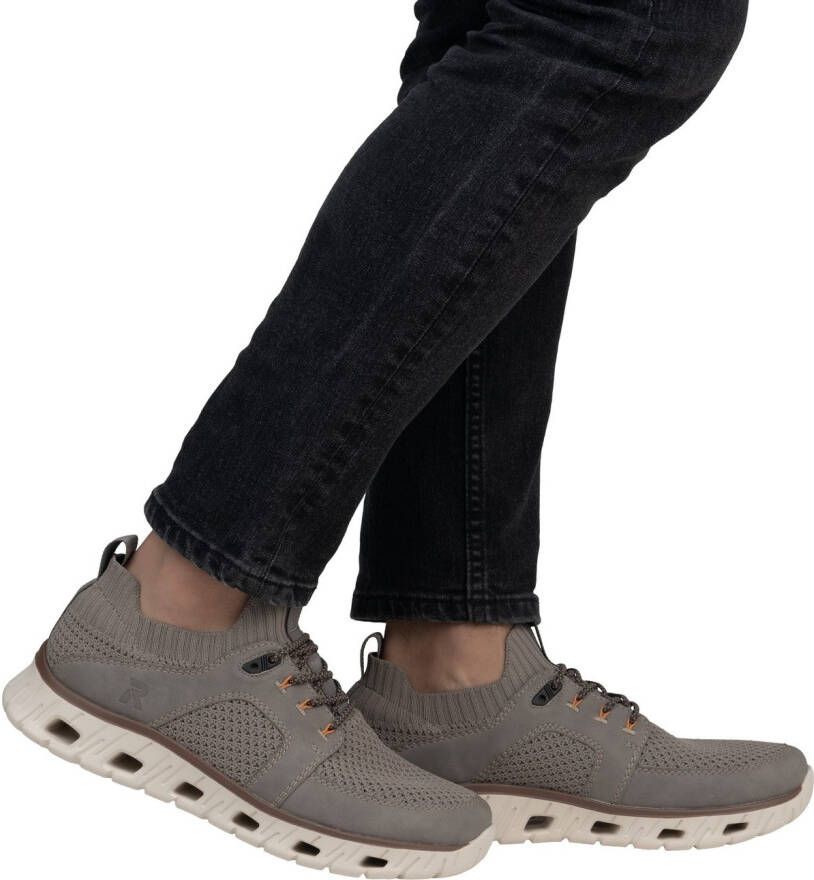 OTTO RIEKER Sport Slip-on sneakers lage schoen vrijetijdsschoen slipper met modieuze loopzool
