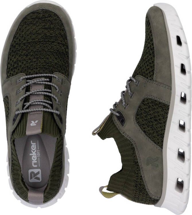 OTTO RIEKER Sport Slip-on sneakers lage schoen vrijetijdsschoen slipper met modieuze loopzool