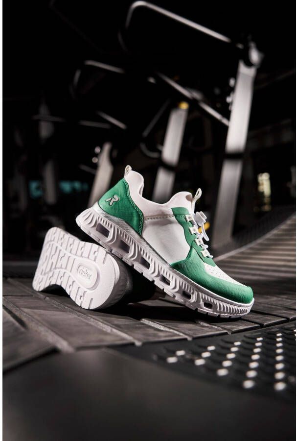 OTTO RIEKER Sport Slip-on sneakers Vegan instapschoen lage schoen vrijetijdsschoen met snel sluiting