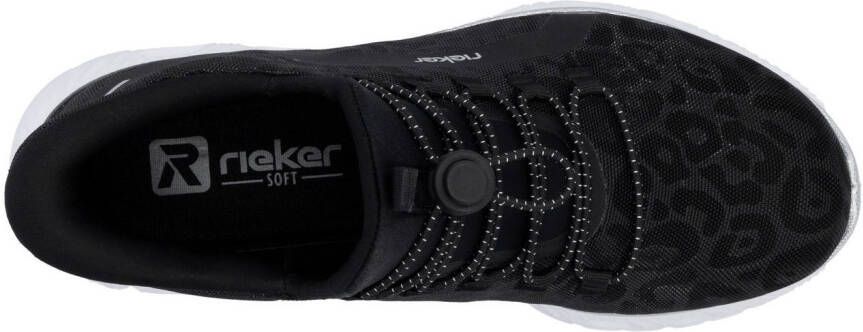 OTTO RIEKER Sport Slip-on sneakers vrijetijdssneaker instapschoen in leeuw-look met memosoft binnenzool