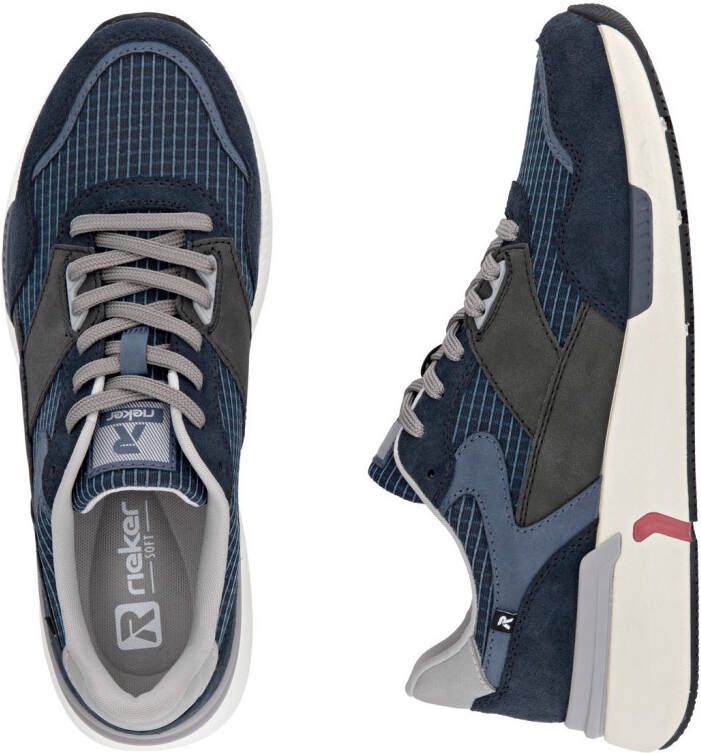 RRieker R-Rieker Sneakers Veterschoenen lage schoen vrijetijdsschoen met zachte inlegzool