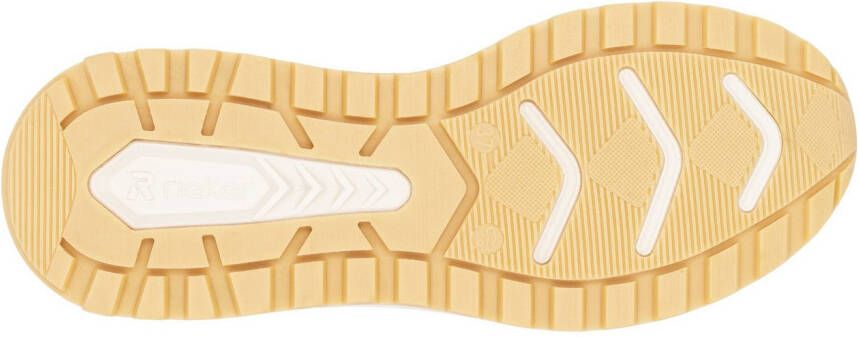 OTTO RIEKER Sport Sneakers met sleehak Bel Air vrijetijdsschoen lage schoen veterschoen met uitneembaar voetbed