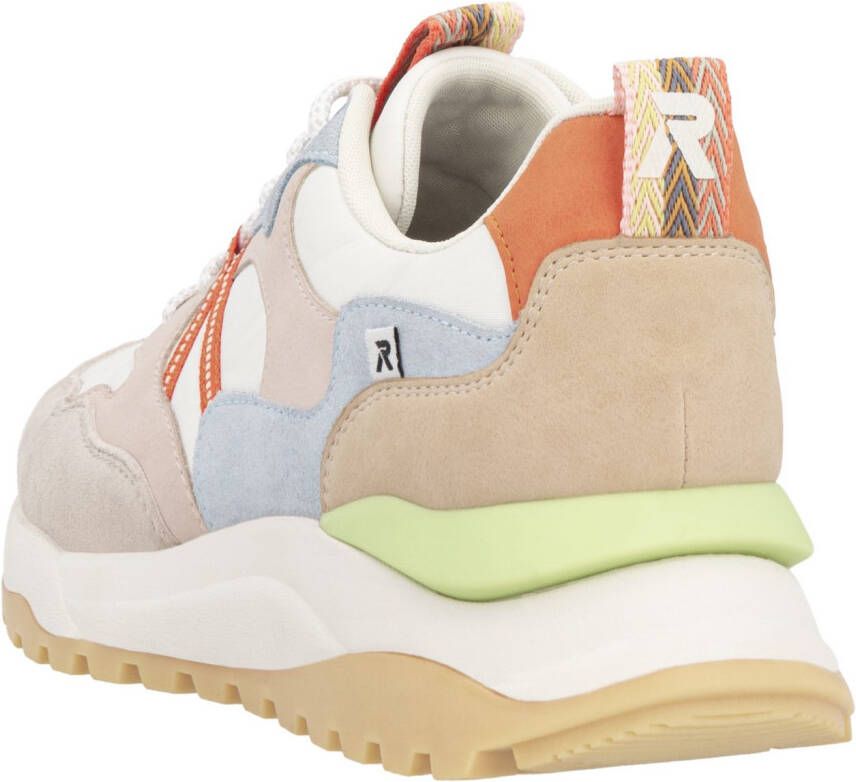 OTTO RIEKER Sport Sneakers met sleehak Bel Air vrijetijdsschoen lage schoen veterschoen met uitneembaar voetbed