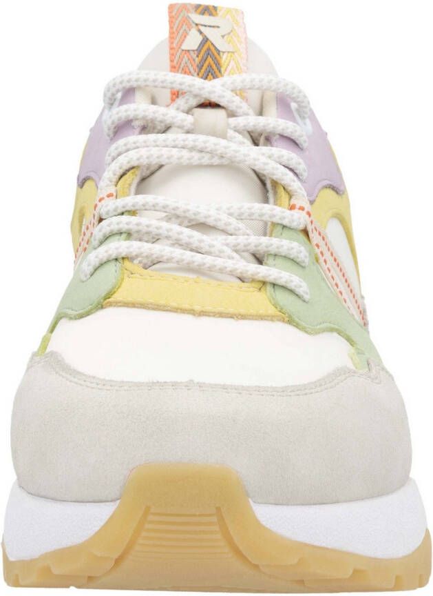 OTTO RIEKER Sport Sneakers met sleehak Bel Air vrijetijdsschoen lage schoen veterschoen met uitneembaar voetbed