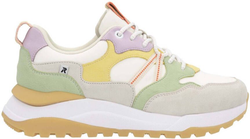 OTTO RIEKER Sport Sneakers met sleehak Bel Air vrijetijdsschoen lage schoen veterschoen met uitneembaar voetbed