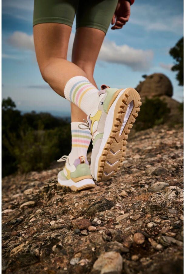 OTTO RIEKER Sport Sneakers met sleehak Bel Air vrijetijdsschoen lage schoen veterschoen met uitneembaar voetbed