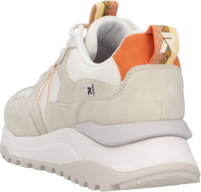 OTTO RIEKER Sport Sneakers met sleehak Bel Air vrijetijdsschoen lage schoen veterschoen met uitneembaar voetbed