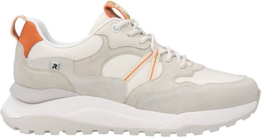 OTTO RIEKER Sport Sneakers met sleehak Bel Air vrijetijdsschoen lage schoen veterschoen met uitneembaar voetbed