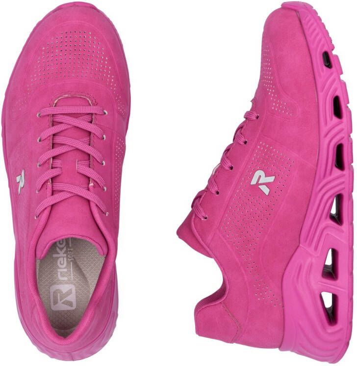 OTTO RIEKER Sport Sneakers met sleehak Dakota veterschoenen lage schoen vrijetijdsschoen in vegan verwerking