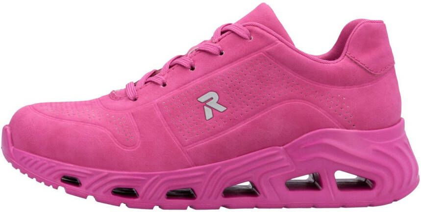OTTO RIEKER Sport Sneakers met sleehak Dakota veterschoenen lage schoen vrijetijdsschoen in vegan verwerking
