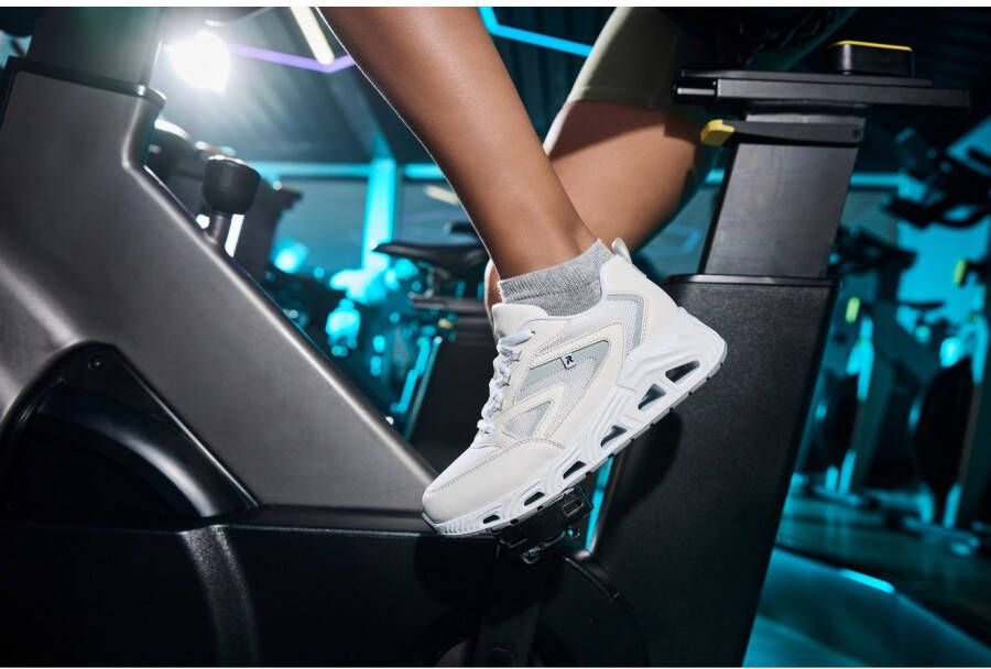 OTTO RIEKER Sport Sneakers met sleehak lage schoen veterschoen vrijetijdssneaker met gepolsterde schacht
