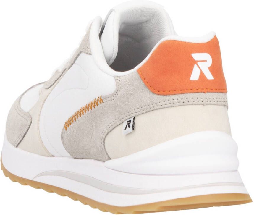 OTTO RIEKER Sport Sneakers met sleehak lage schoen veterschoen vrijetijdssneaker met zachte inlegzool