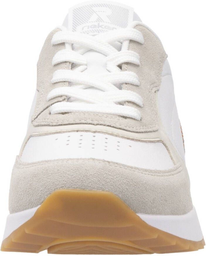 OTTO RIEKER Sport Sneakers met sleehak lage schoen veterschoen vrijetijdssneaker met zachte inlegzool