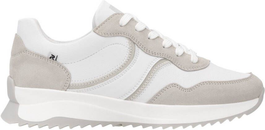 OTTO RIEKER Sport Sneakers met sleehak veterschoen lage schoen vrijetijdsschoen met contrastdetails
