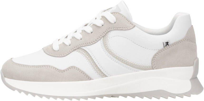 OTTO RIEKER Sport Sneakers met sleehak veterschoen lage schoen vrijetijdsschoen met contrastdetails