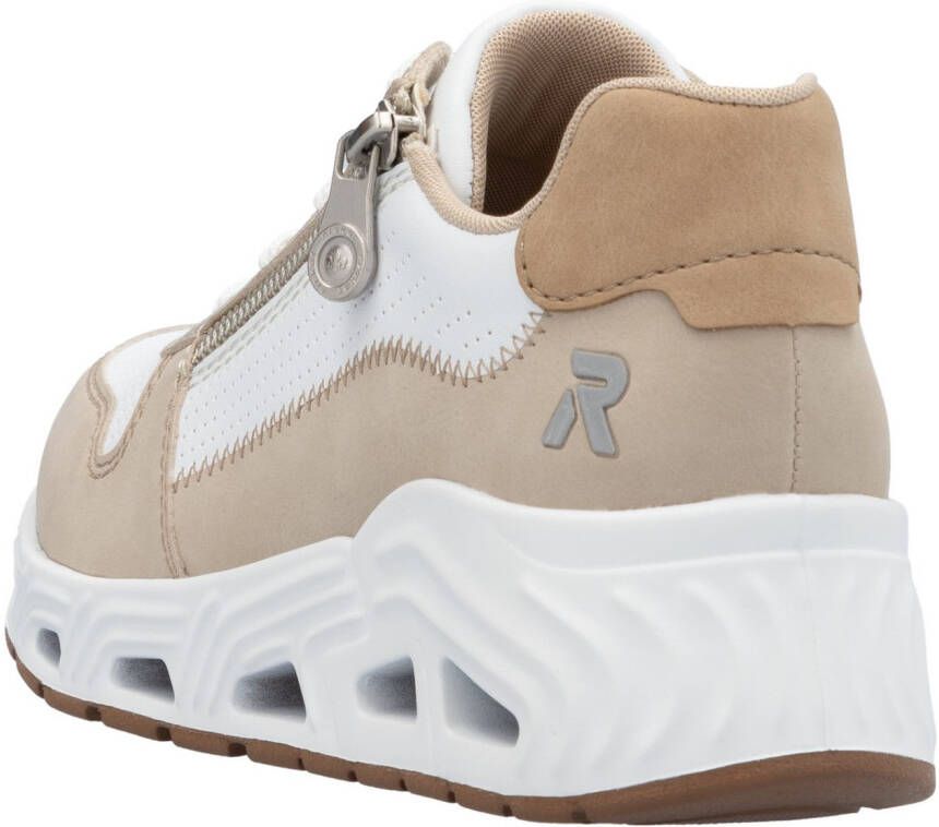 OTTO RIEKER Sport Sneakers met sleehak veterschoenen lage schoen vrijetijdssneaker met rits