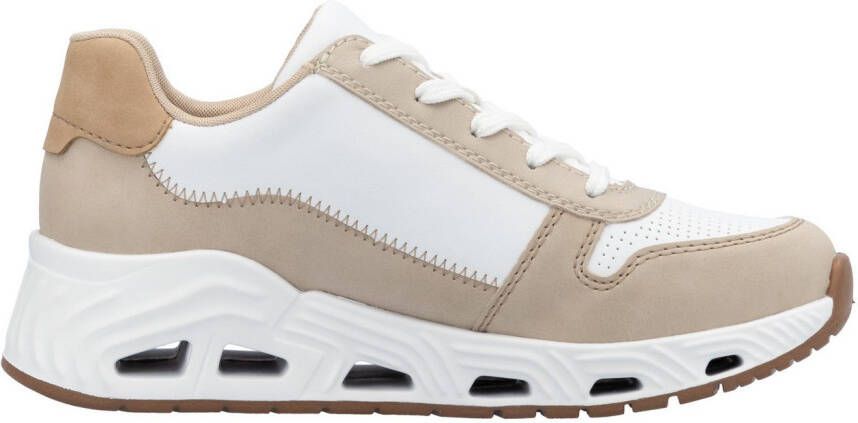 OTTO RIEKER Sport Sneakers met sleehak veterschoenen lage schoen vrijetijdssneaker met rits
