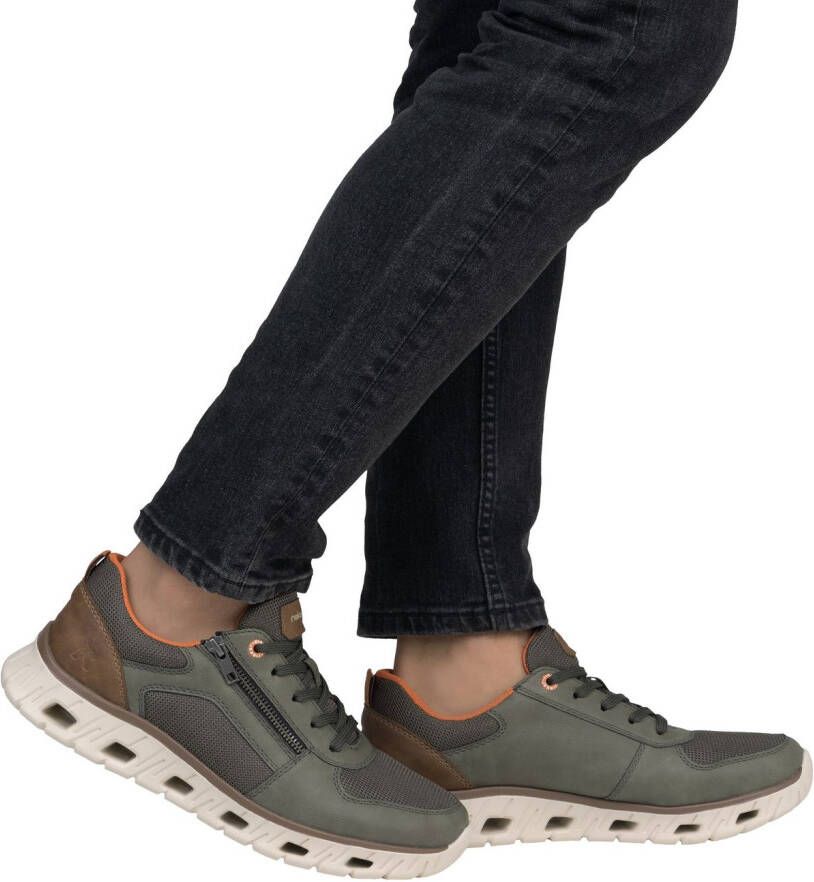 OTTO RIEKER Sport Sneakers veterschoenen vrijetijdsschoen lage schoen met ritssluiting