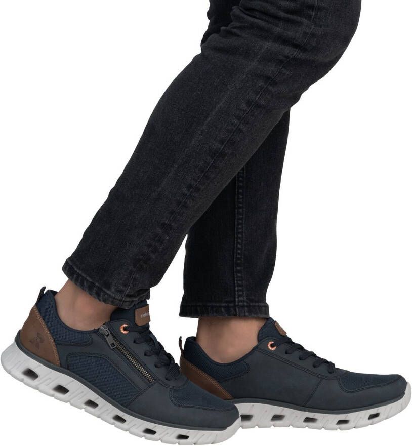 OTTO RIEKER Sport Sneakers veterschoenen vrijetijdsschoen lage schoen met ritssluiting