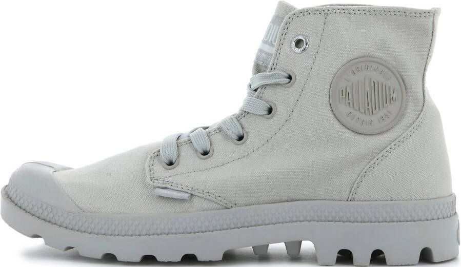 Palladium Hoge veterschoenen MONO CHROME van textiel