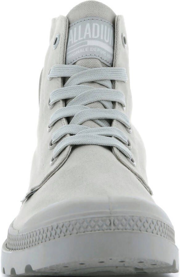 Palladium Hoge veterschoenen MONO CHROME van textiel