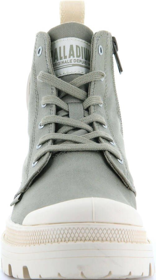 Palladium Hoge veterschoenen PALLABASE twill van textiel