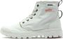 Palladium 79102-116-M Pampa Lite Hi Damesschoenen Laarzen Ster-Wit - Thumbnail 4