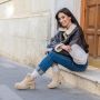 Panama Jack Pauline Gtx B6 Napa Enkellaars voor dames Crudo - Thumbnail 8