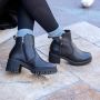 Panama Jack Pauline Gtx B5 Napa Enkellaars voor dames Zwart - Thumbnail 7
