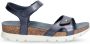 Panama Jack Platte Sandalen met Twee Banden Blue Dames - Thumbnail 12