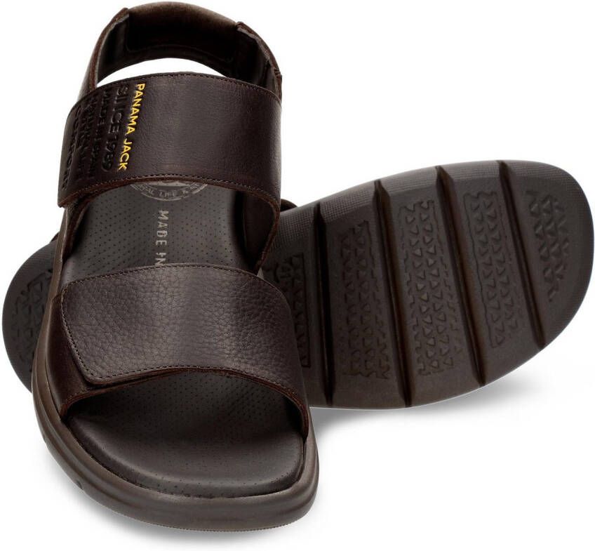 Panama Jack Sandalen Rusell Klittenbandschoen zomerschoen vakantieschoen met zachte leren binnenzool