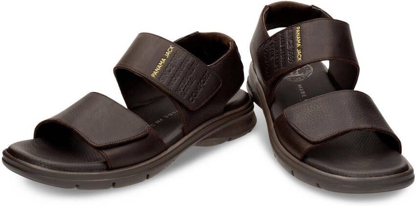 Panama Jack Sandalen Rusell Klittenbandschoen zomerschoen vakantieschoen met zachte leren binnenzool