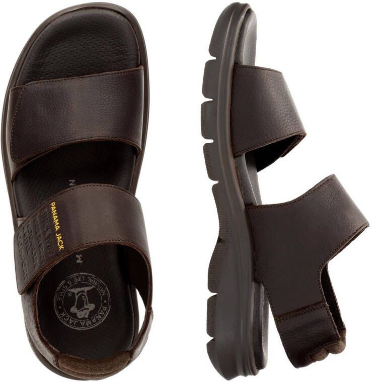 Panama Jack Sandalen Rusell Klittenbandschoen zomerschoen vakantieschoen met zachte leren binnenzool