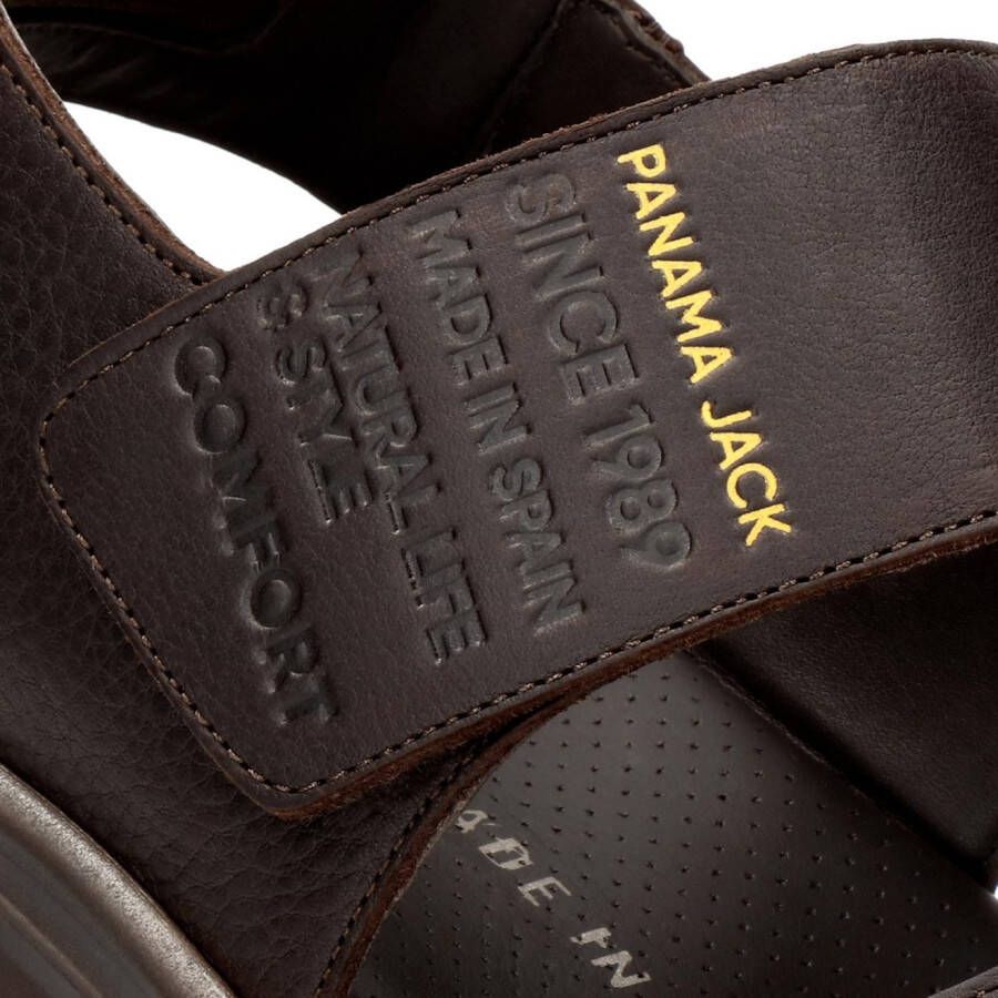 Panama Jack Sandalen Rusell Klittenbandschoen zomerschoen vakantieschoen met zachte leren binnenzool