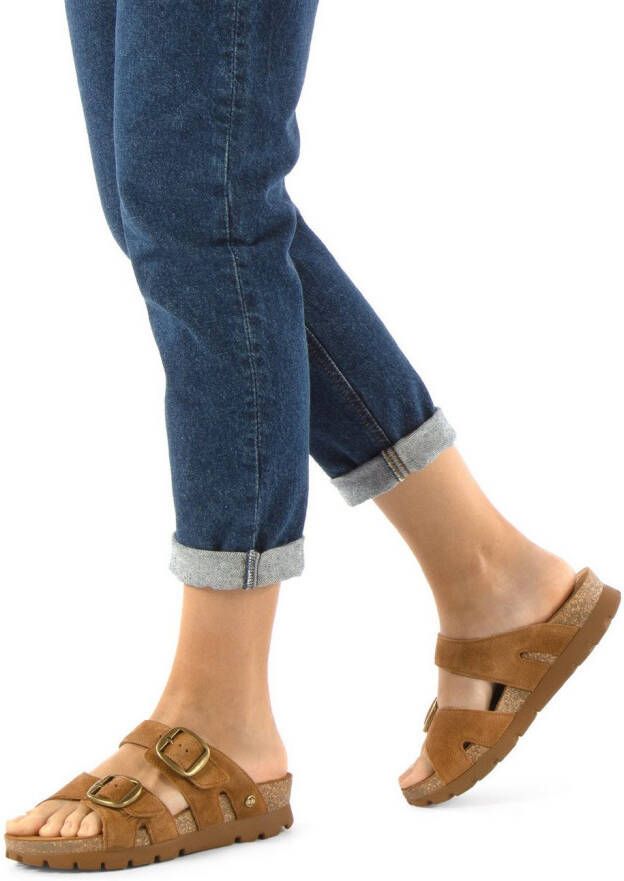 Panama Jack Slippers SHIRLEY Zomerschoen slippers huisschoen met gespsluitingen