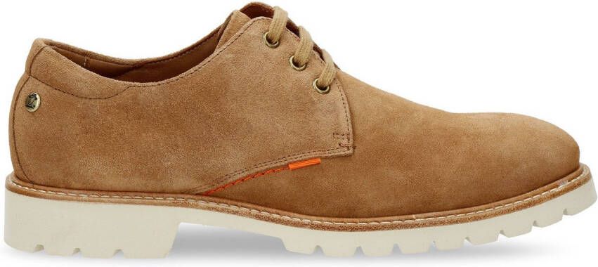 Panama Jack Veterschoenen Gadner lage schoen veterschoen casual sneaker met blokhak