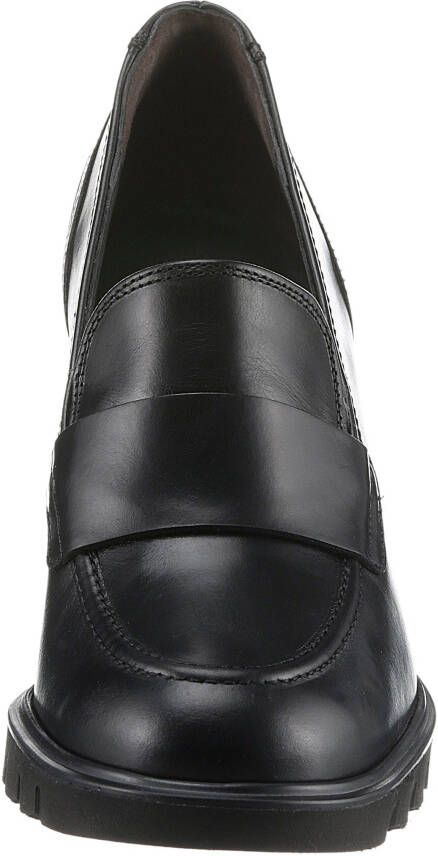 Paul Green Pumps slip-on shoe block heel lage schoen with side stretch insert